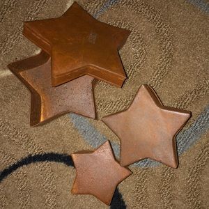 Rustic Star Tin set of three